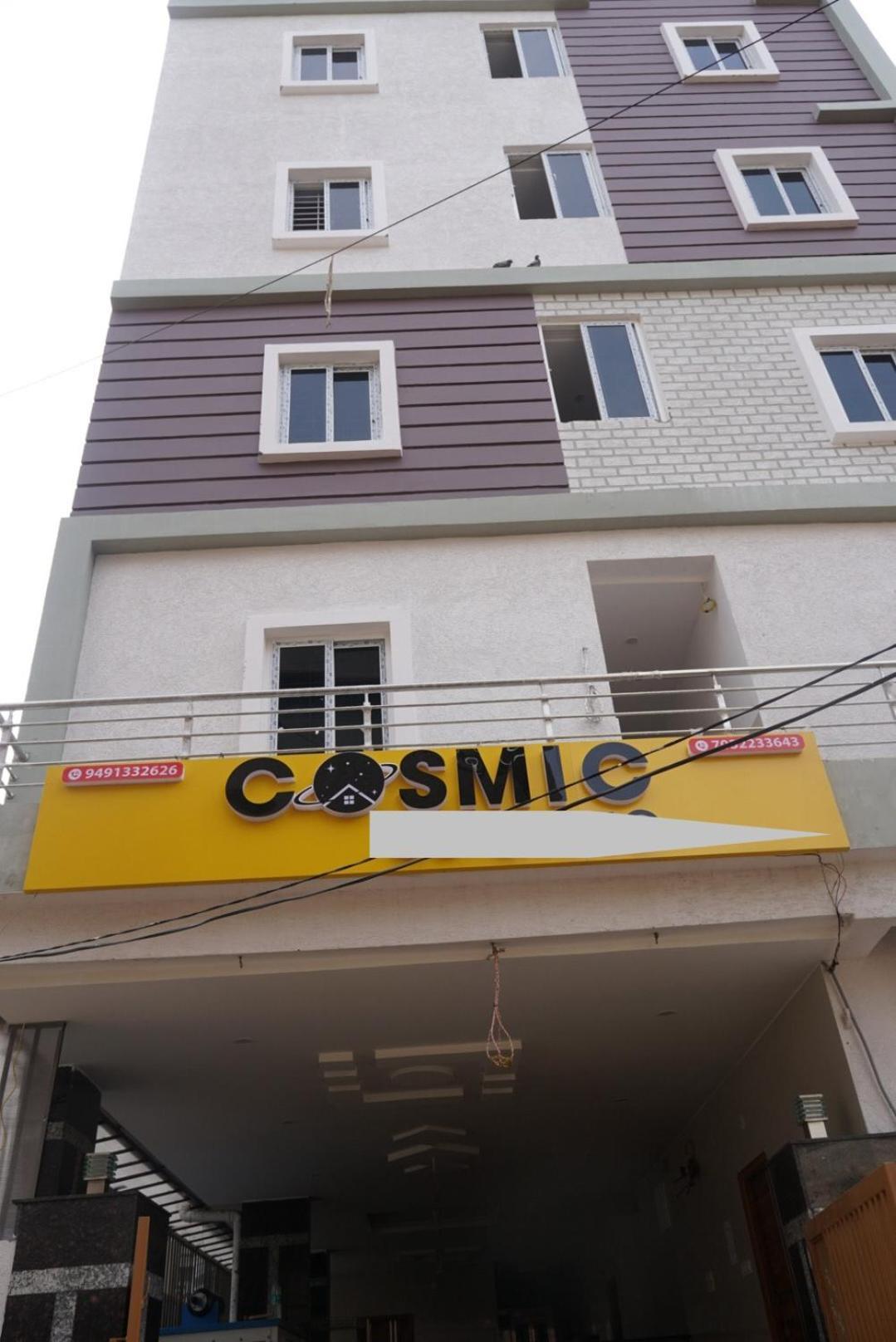 Cosmic Hotel & Guest House Gachibowli Raidurg Hyderabad Eksteriør bilde